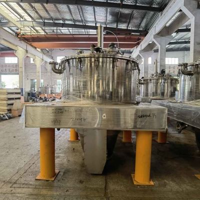 il lotto automatico della ruspa spianatrice inferiore di scarico della Tirata-borsa 800L aziona la centrifuga per gli ingredienti farmaceutici attivi