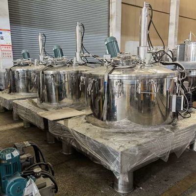Centrifuga idraulica 135kg di scarico del fondo di chimica 100L di controllo