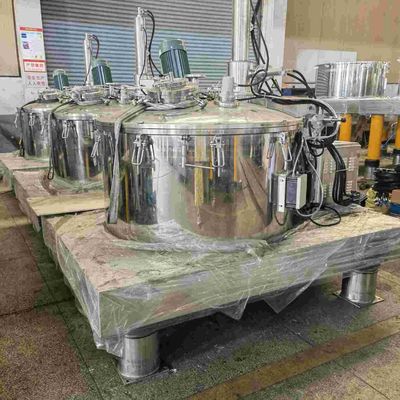 Centrifuga idraulica 135kg di scarico del fondo di chimica 100L di controllo