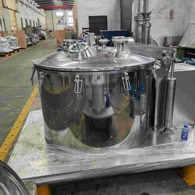 Verticale manuale della centrifuga industriale del canestro del metallo 555L 850rpm