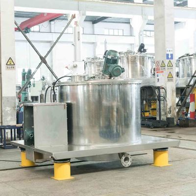 Centrifuga estraente verticale 800rpm di separazione di solido liquido della ruspa spianatrice 1250L di concentrazione